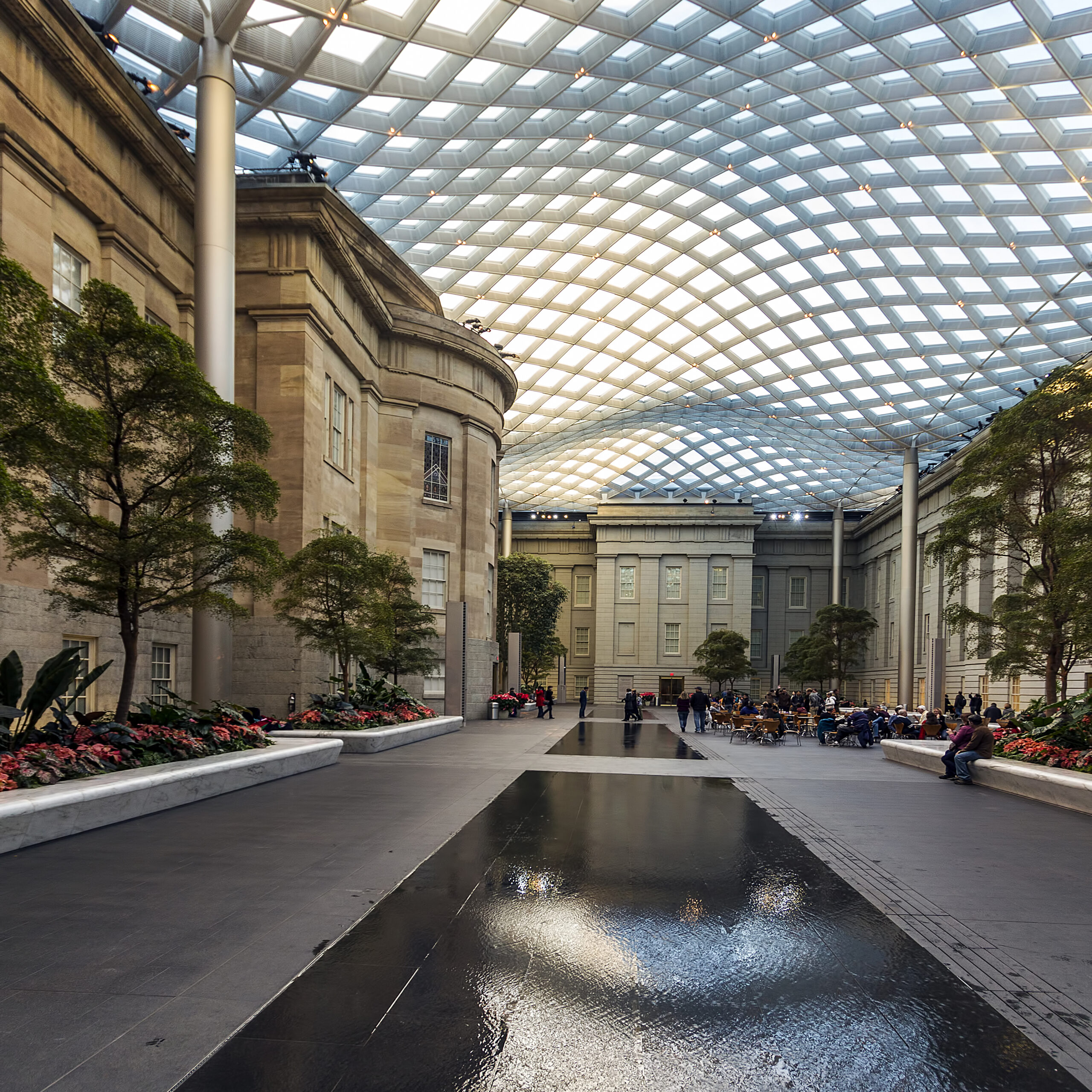 National Portrait Gallery courtyard